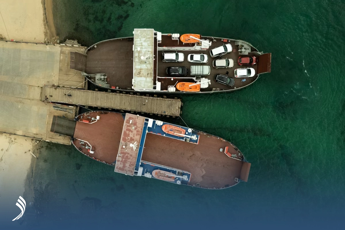 حمل بار با کشتی های بزرگ باربری