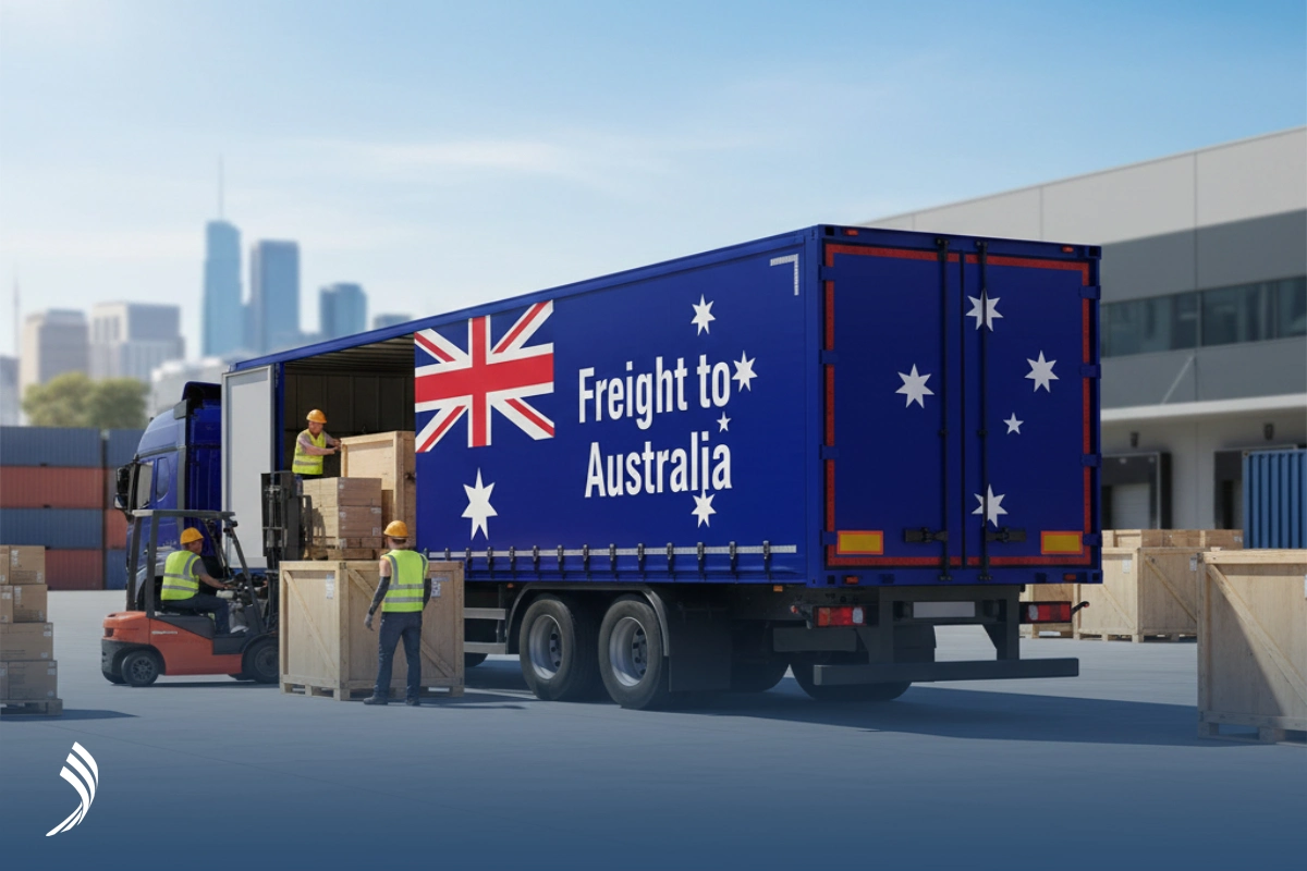 ارسال بار تجاری به استرالیا
