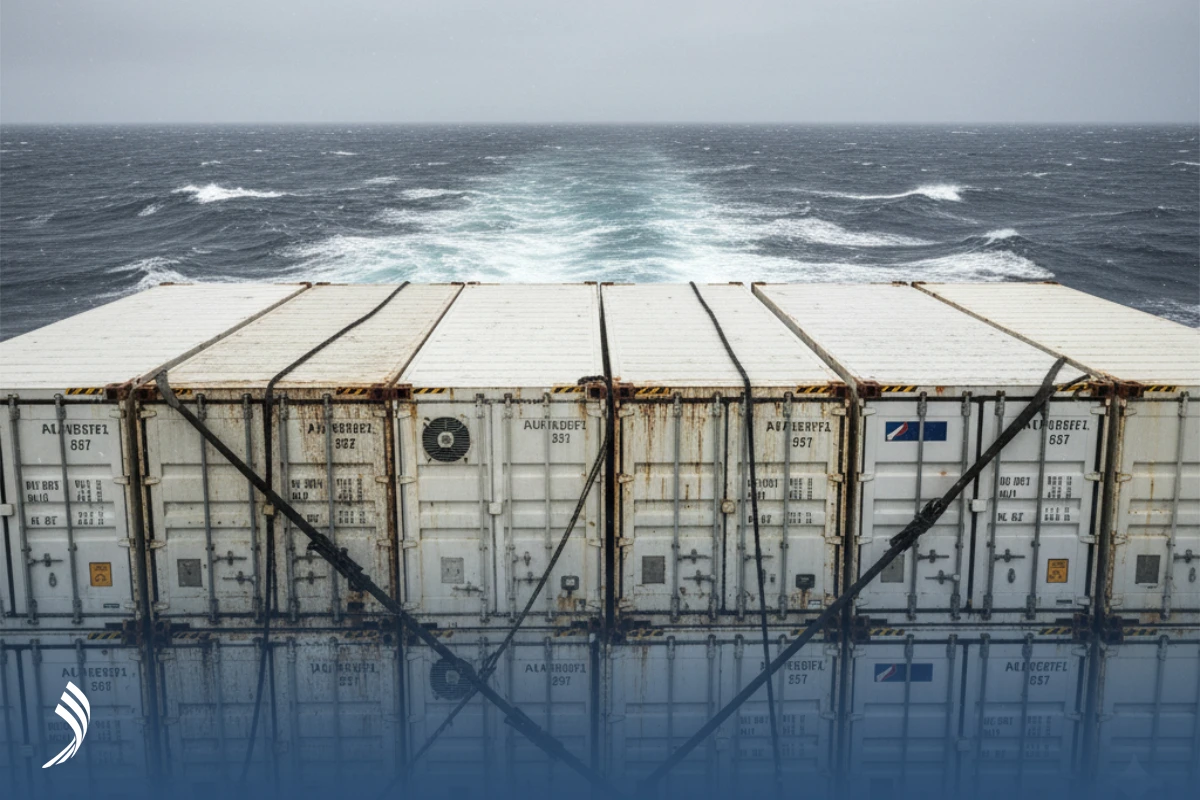 حمل بار با کانتینر یخچالی