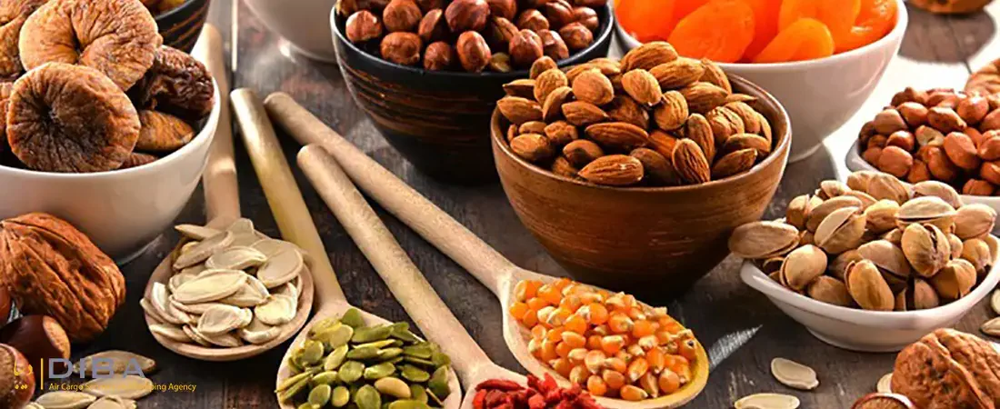 هزینه صادرات میوه خشک