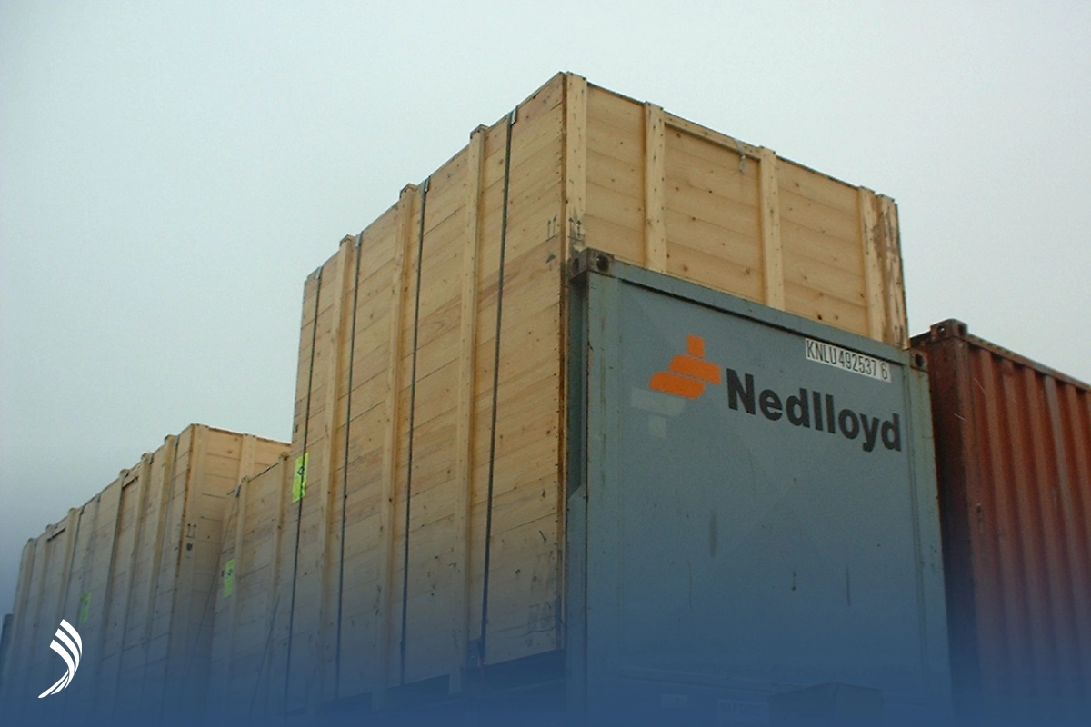 انواع کانتینرهای فلت رک