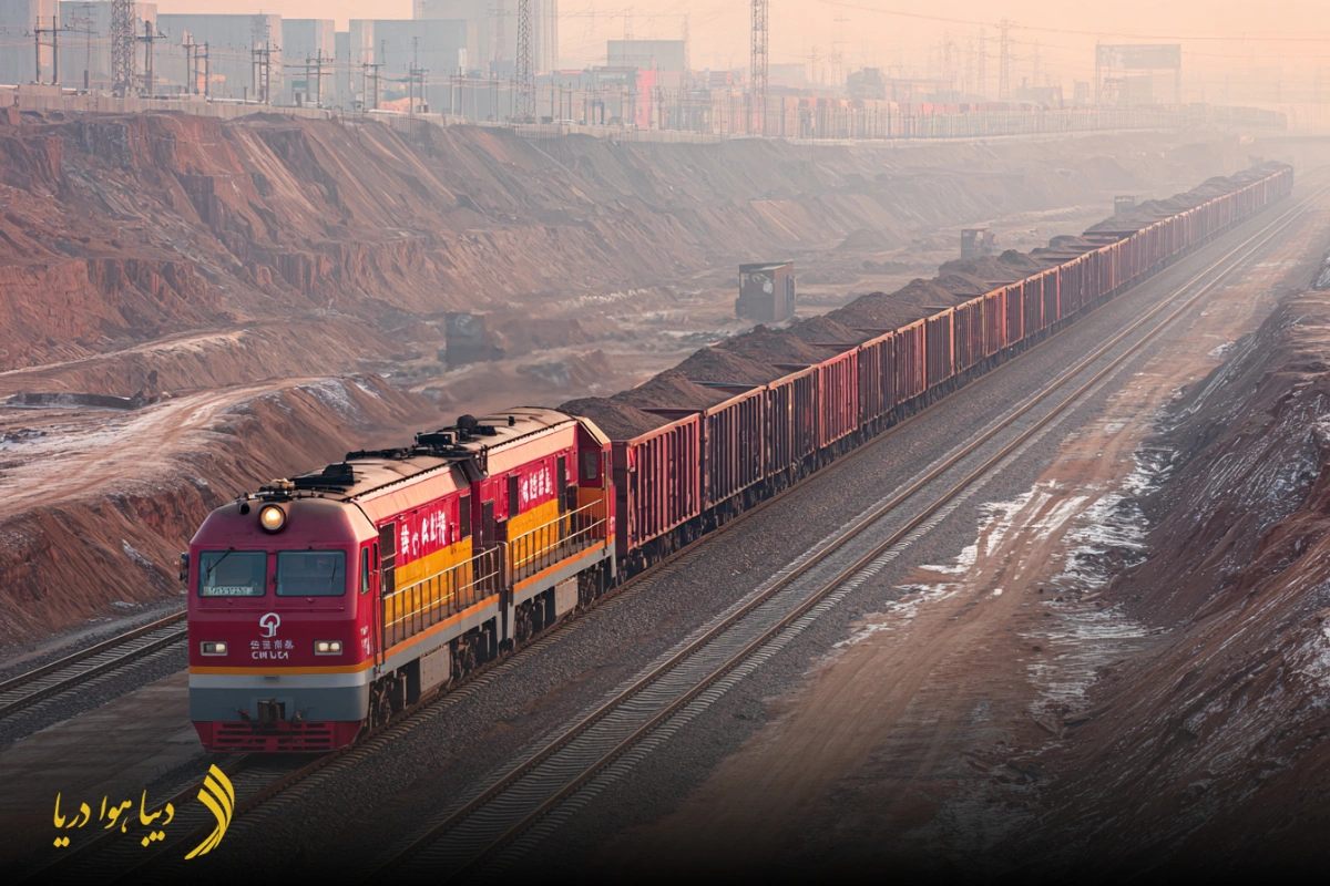 حمل ریلی بار از چین به ایران