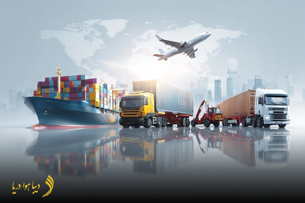 ارسال کانتینری مواد غذایی به خارج