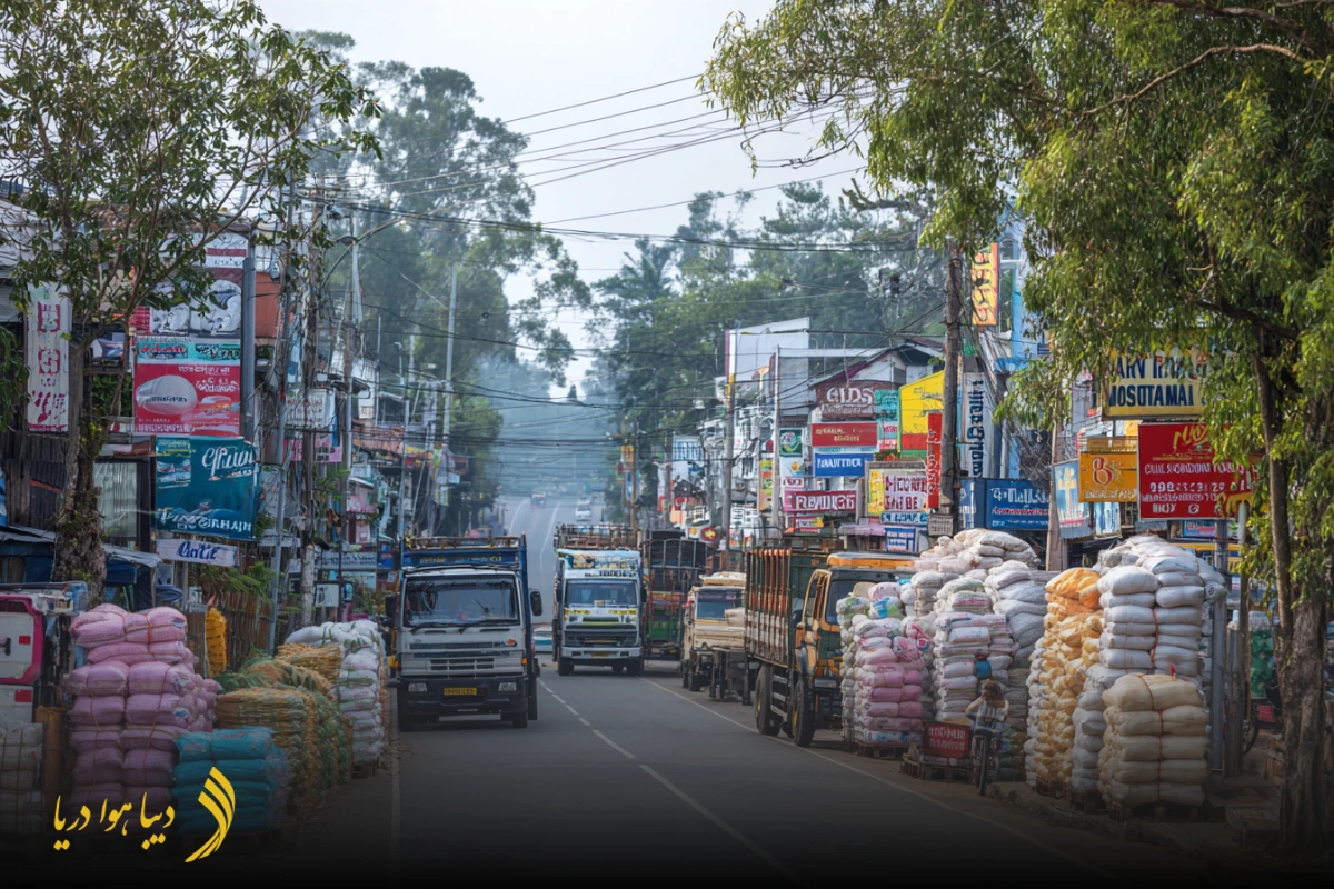 حمل و نقل بین المللی دریایی از ایران به سریلانکا